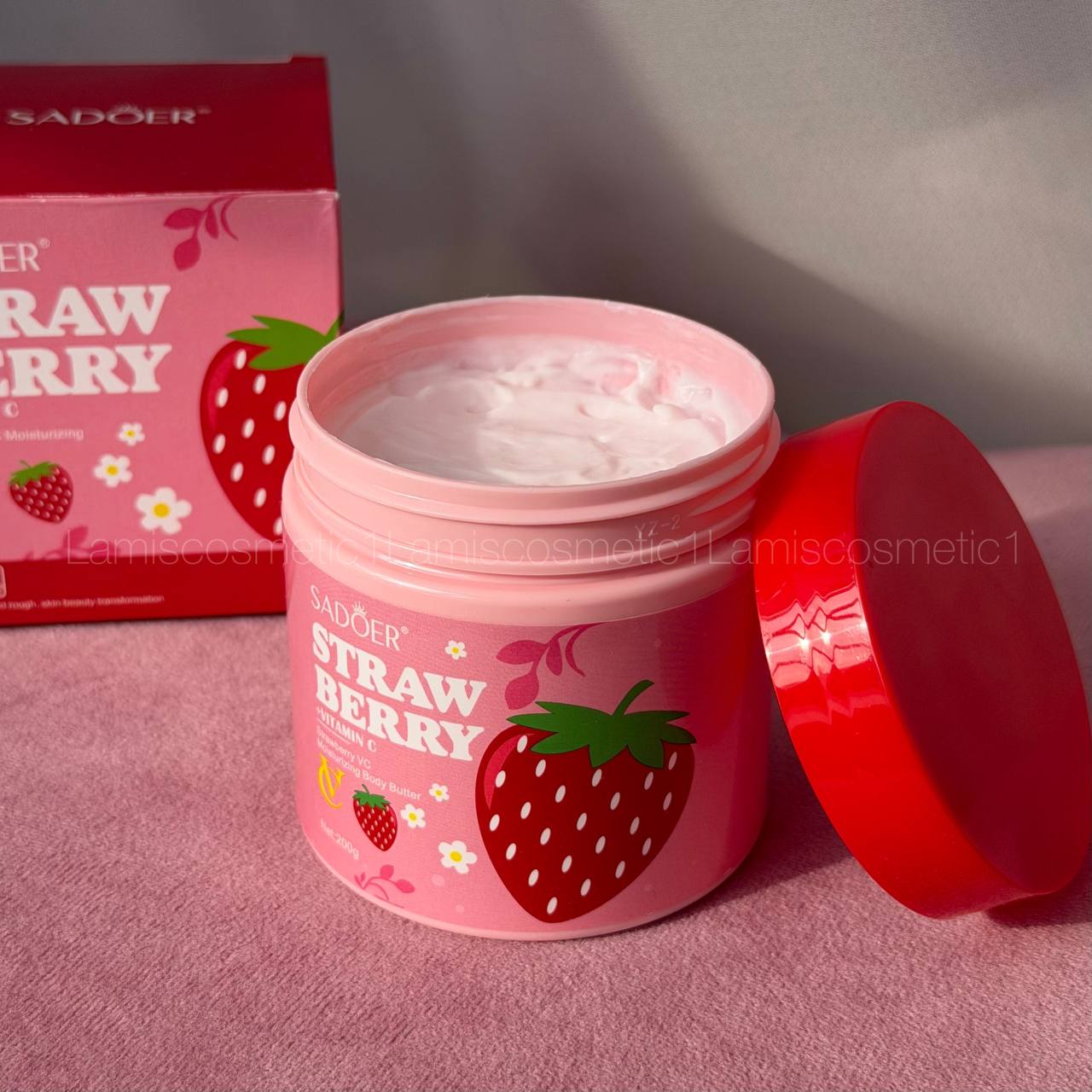 کره بدن توت فرنگی Sadoer🍓