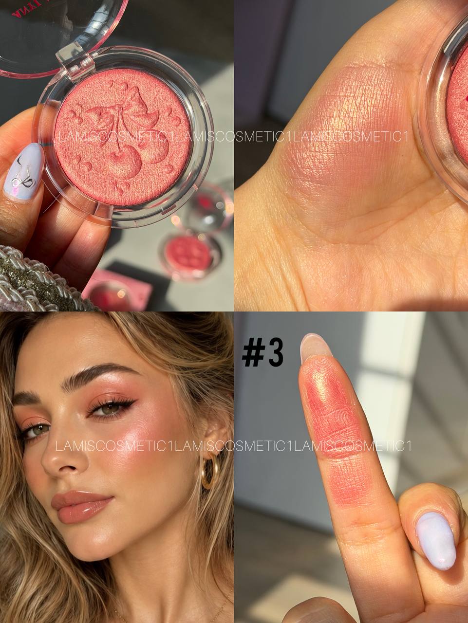 رژگونه/ سایه شاین گیلاس Anylady