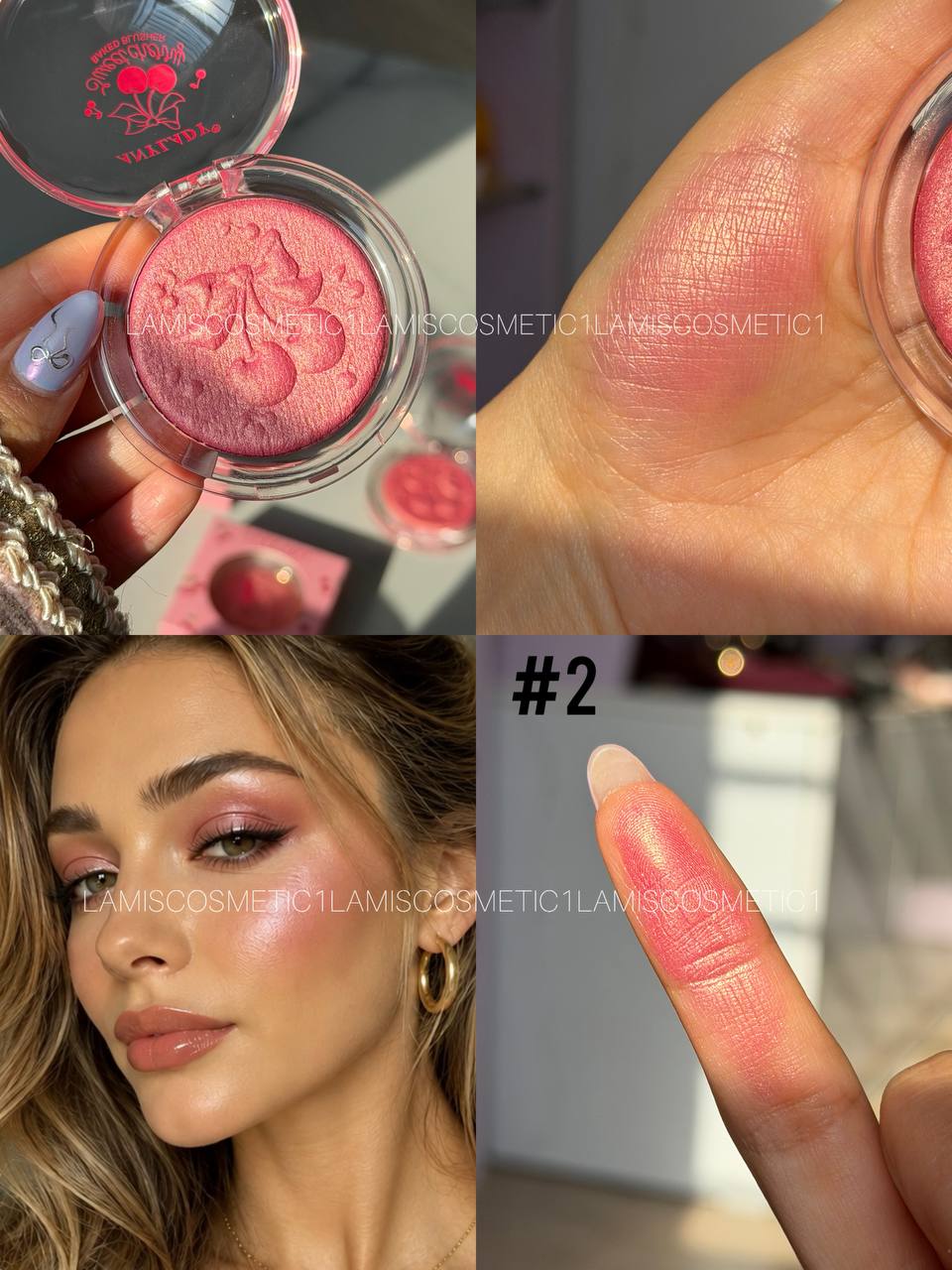 رژگونه/ سایه شاین گیلاس Anylady