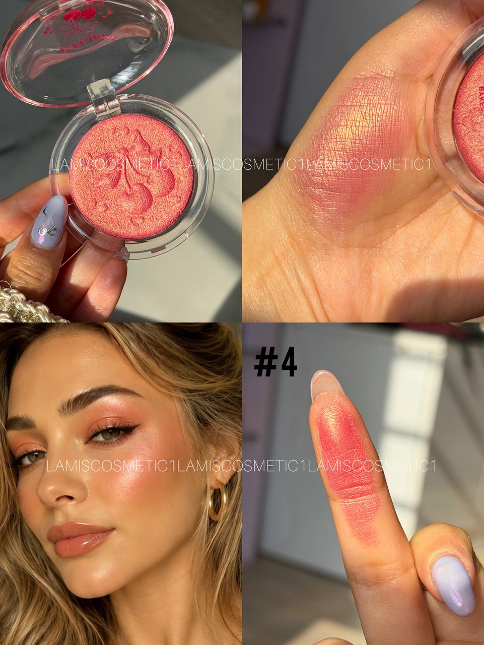 رژگونه/ سایه شاین گیلاس Anylady