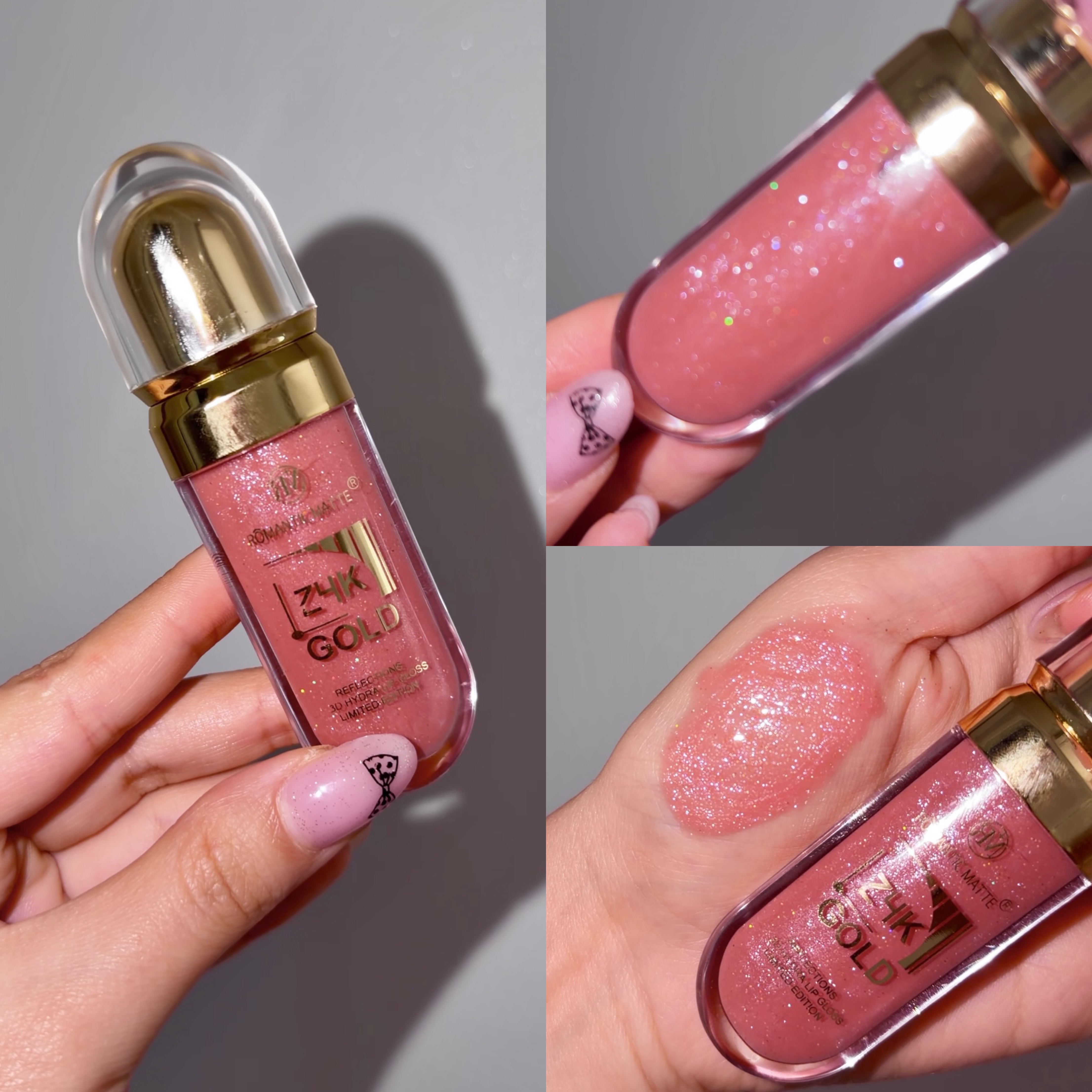 الماس لب رزگلد Romantic Matte