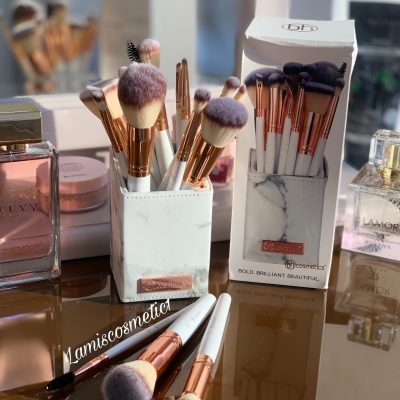 ست براش استند دار ماربل  Bh cosmetics