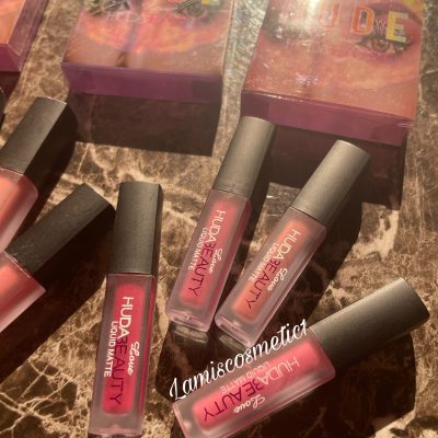 پک رژلب ۴عددی Huda beauty