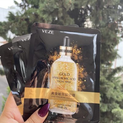 پک ۵ عددی ماسک ورقه ای طلا