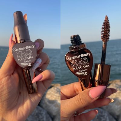 ریمل قهوه ای آینه دار Sertinar Beauty