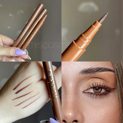 خط چشم قهوه ای