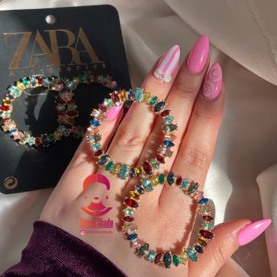 گوشواره چند رنگ Zara