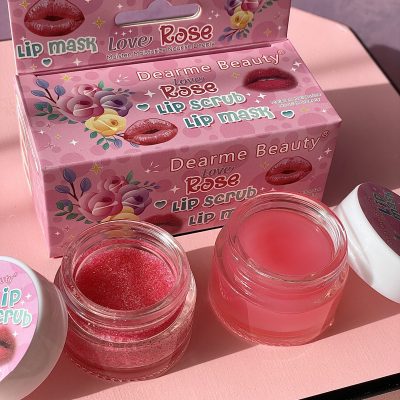 پک ماسک و اسکراب لب گل رز