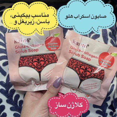 صابون لایه بردار هلو مناطق حساس