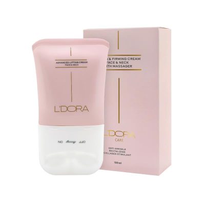 کرم لیفتینگ صورت و گردن ماساژور دار جوان ساز لدورا