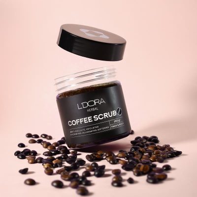 اسکراب قهوه صورت و بدن لدورا