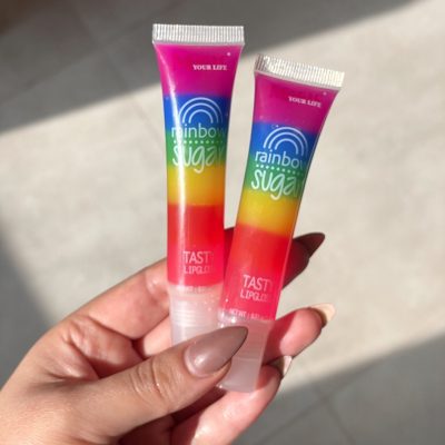 لیپ گلاس رنگین کمونی